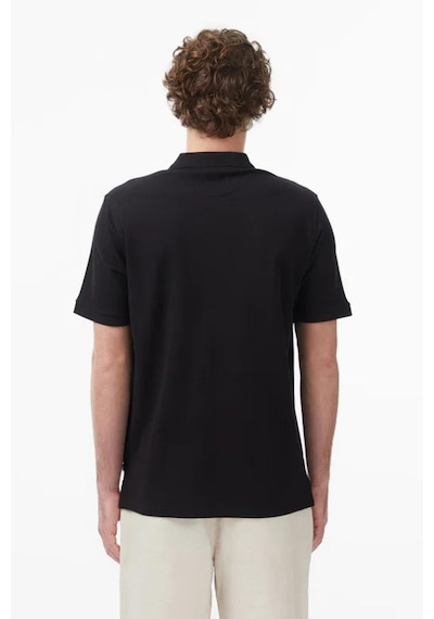 Nautica Erkek Siyah Regular Fit Polo Yaka T-shirt-14584