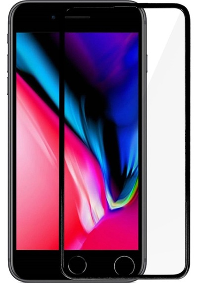 Apple İphone 6 18d Cam Ekran Koruyucu - Siyah