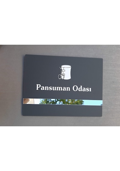 Soft Seri Pansuman Odası Kapı Isimliği