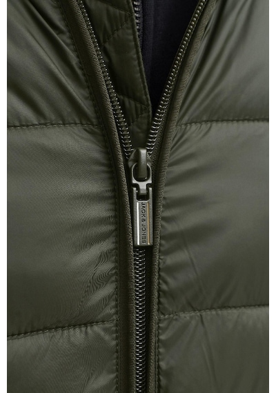 Jack & Jones Jjekıngsley Erkek Kapüşonlu Hafif Şişme Mont Puffer Günlük Rahat Haki