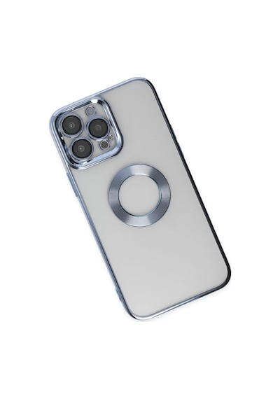 Newface Apple İphone 14 Pro Kılıf Slot Silikon - Sierra Blue Mavi