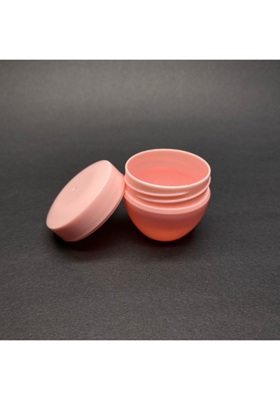 20 Ml Kapaklı Pembe Krem Kavanozu , 20 Cc Minik Pomat Kutusu , Mini Krem Kutusu X 10 Adet