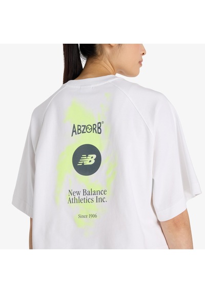 New Balance Vortex Performance Kadın Beyaz T-shirt Wt6176be-wt Beyaz