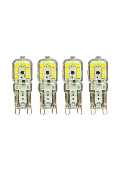 4 Adet Osaka 3w Beyaz Işık 6500k Dim Edilebilir G9 Duylu Led Kapsül Ampul