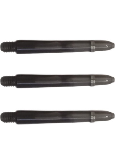 5 Set 15 Adet 48mm Siyah Şeffaf Polikarbon Pc Dart Shaft-şaft