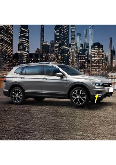 Vw Tiguan 16-20 Ön Tampon Sağ Süs Kapağı Sensörlü Krom 5na854662