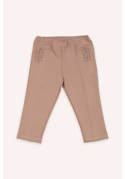 Kız Bebek Beli Lastikli Gül Pantolon 14702460