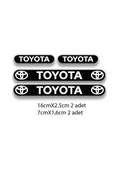 Toyota Set Oto Sticker 3d Sticker 02 Diğer