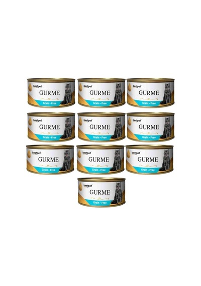 BestPet Gurme Kedi Konservesi Ton Ve Hamsi Parça Etli 10 x 100 G
