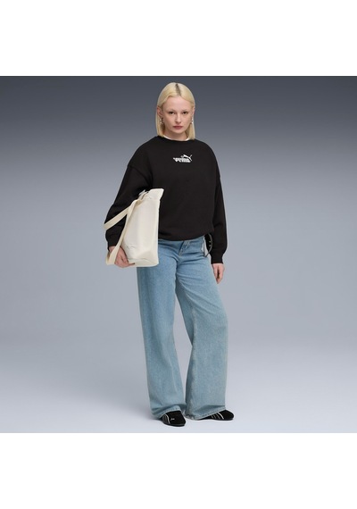 Puma Essential Nature 2.0 Crew Kadın Siyah Sweatshirt688078