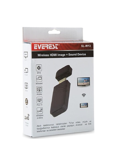 Everest Sl-w13 Kablosuz Hdmı Görüntü+ses Aktarıcı