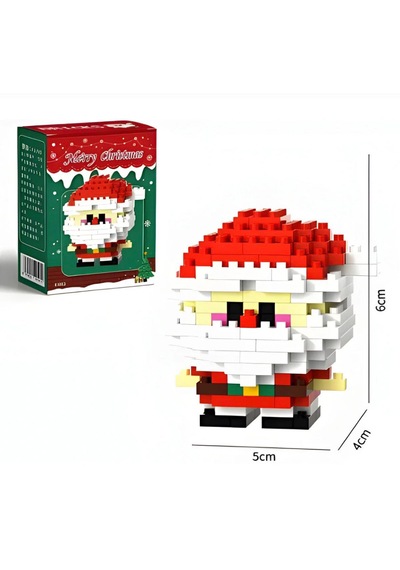 Bricks Yılbaşı Özel Seri Mini Yapı Oyuncak Noel Baba