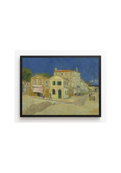 Van Gogh Sarı Ev Çerçevesiz Poster 30x42 Cm A3 Tablo Duvar Dekoru Mat Fotoğraf Kağıdı