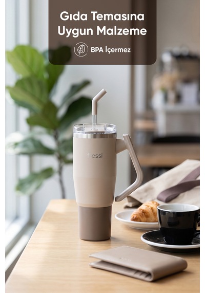 Montela Termos Paslanmaz Çelik 1200 Ml Fr-t1210 Bej