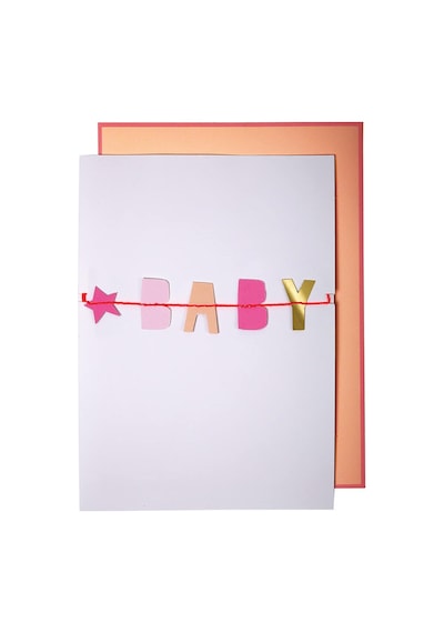 Meri Meri - Baby Baby Card - Baby Baby Tebrik Kartı