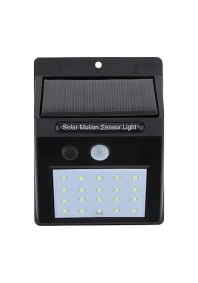 Hubrendy  Solar Enerjili 20 Led Duvar Lambası Hareket Sensörlü, Su Geçirmez, Kablo Gerektirme
