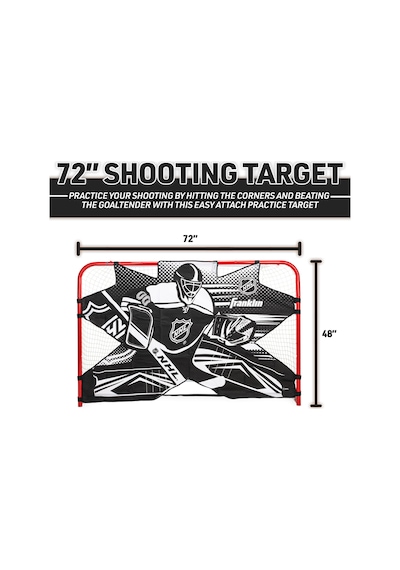 72" W X 48" H - Franklin Sports Nhl Championship Goal Shooting Target