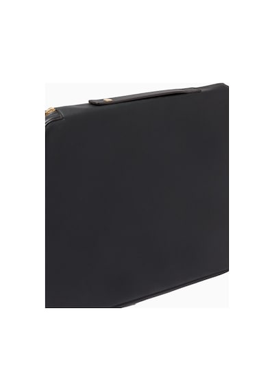 Montroi Laptop Case 15" Deri Kılıf Şık Ve Dayanıklı Tasarım Unisex Çanta El Çantası Siyah