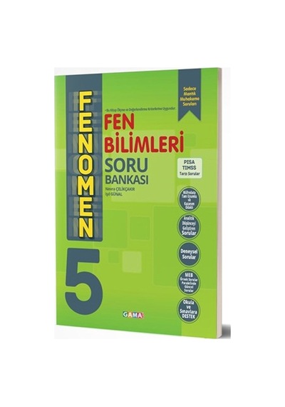Gama 5.Sınıf Fen Bilimleri Fenomen Soru Bankası N11.103693
