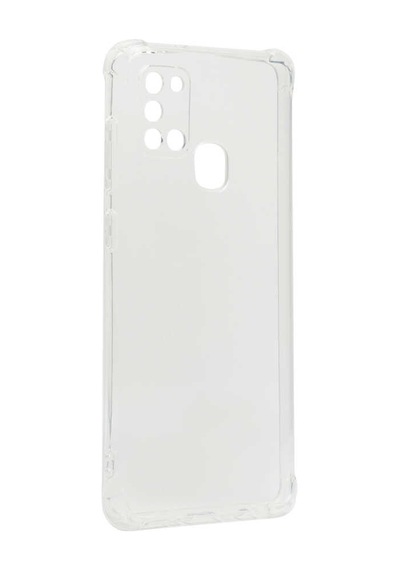Zore Samsung Galaxy Uyumlu A21s Kılıf Omsy Kamera Korumalı Nitro Anti Shock Silikon - Renksiz