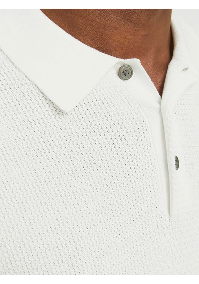 Jack & Jones Cooper Erkek Beyaz Polo Tişört 12271483-cd Beyaz