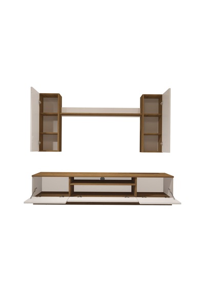 Decoraktiv Trendstyle 5d Mdf Tv Ünitesi Tv Sehpası Pera - Beyaz