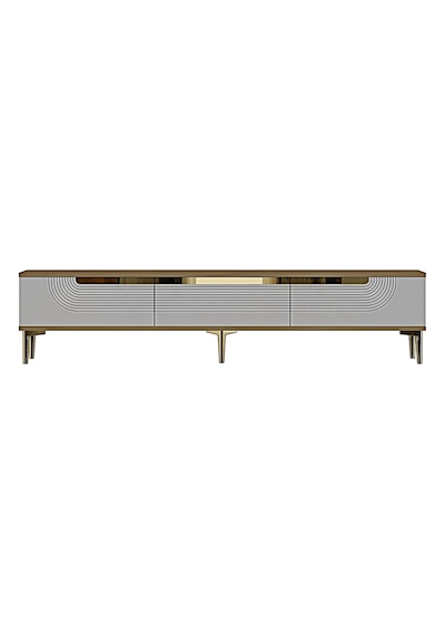 Tsa1805dbg - Meyra Tsa180 Tv Stand, Tv Sehpası Ve Tv Ünitesi Safirmeşe-beyaz-gold 180cm Tsa1805dbg - Meyra Tsa180 Tv Stand, Tv Sehpası Ve Tv Ünitesi Safirmeşe-beyaz-gold 180cm