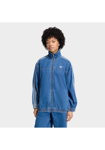 Adidas Firebird Adilenium Kadın Mavi Jean Ceket Kd2920 Mavi