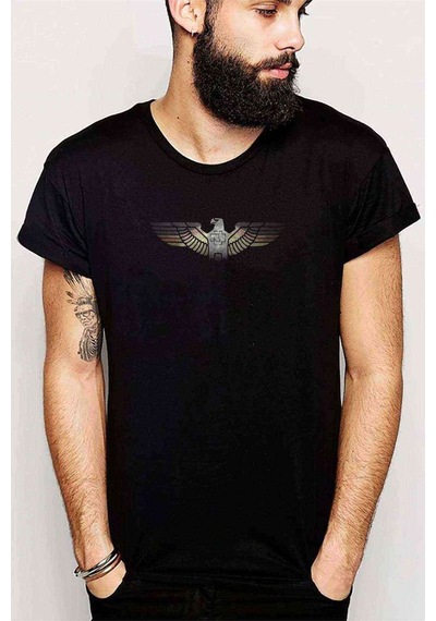 Rammstein Baskılı Siyah Erkek Tshirt (528775464)