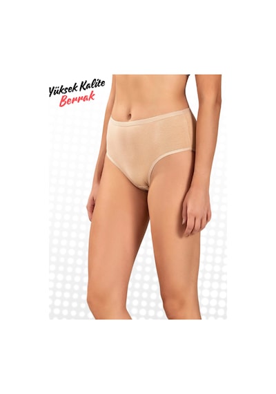 Berrak Yüksek Bel Bato Tarzında Bikini 3 Lü Adet Ekonomik Set Ultra Kalitededir Ten