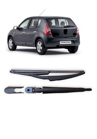 Dacia Sandero 2 2013-2020 Arka Cam Silecek Kolu Ve Süpürgesi Takım 287815304r