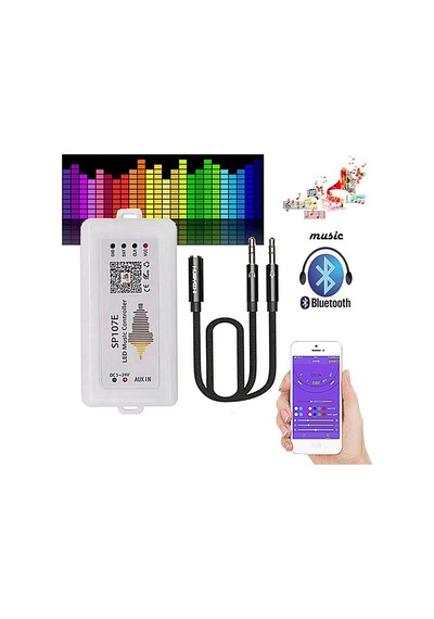 El Kumandası Müzik Sp107e Rgb Piksel Adreslenebilir Uzaktan Kumanda Led Işık Bluetooth Remote Controller Kontrol 20 Diğer