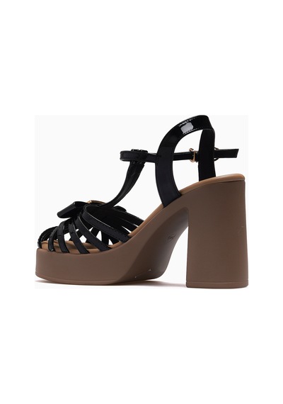 Guja Kadın Platform Topuklu Sandalet 26y 26y491-6 Siyah Siyah