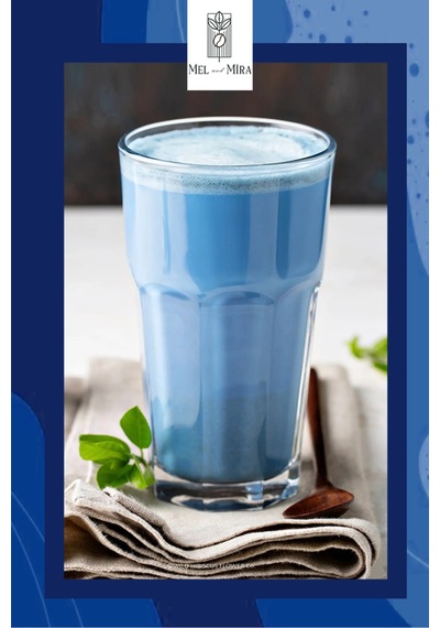 Blue Matcha Powder 50g, Mavi Spirulina Superfood Matcha Tozu