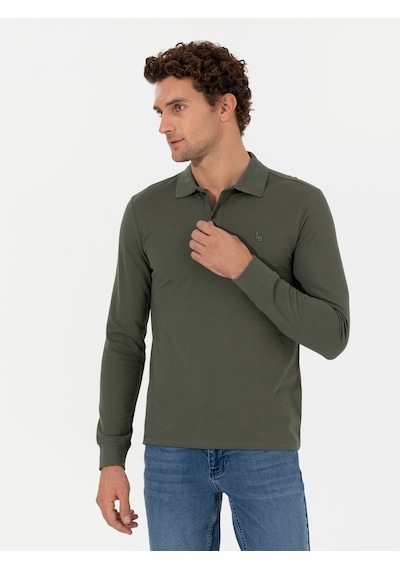 Koyu Yeşil Slim Fit Sweatshirt