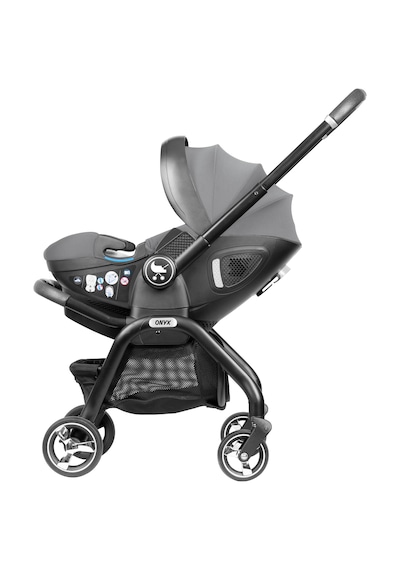 Merkür Bebe Onyx 2'si 1 Arada Oto Koltuğu Bebek Arabası Gri
