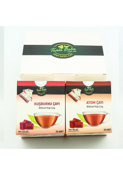 Tanla Baba Sargılı Kuşburnu Çayı 100 G + Sargılı Atom Çayı 2 x 100 G