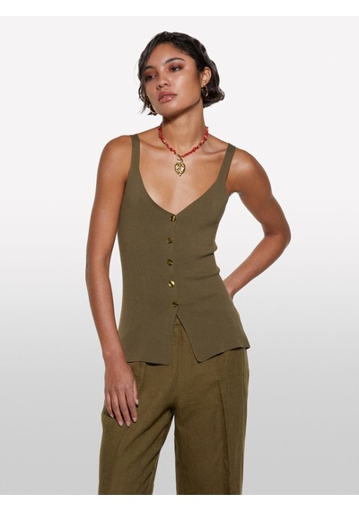Sisley %100 Viskoz Önü Düğmeli V Yaka Slim Fit Bluz Kadın Haki Bluz - 325p1084mh00g Haki Yeşili Sisley %100 Viskoz Önü Düğmeli V Yaka Slim Fit Bluz Kadın Haki Bluz - 325p1084mh00g Haki Yeşili
