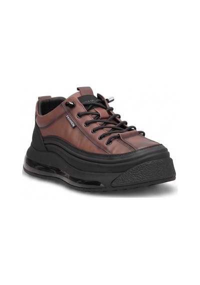 Guja 26blg500-1 Erkek Hakiki Deri Klasik Sneaker Kahve