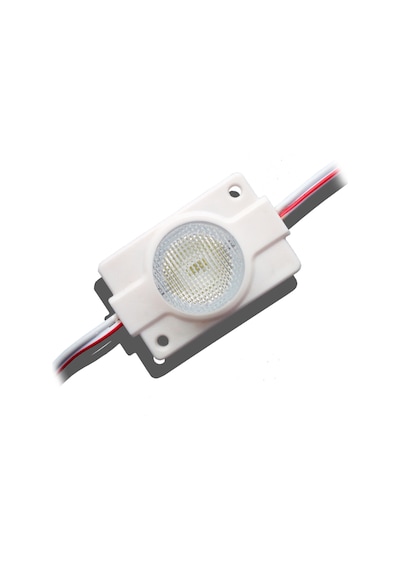 12 Volt Yeşil 1,5 Watt Tekli Lensli 3030 Reklamcı Modül 10 Adet