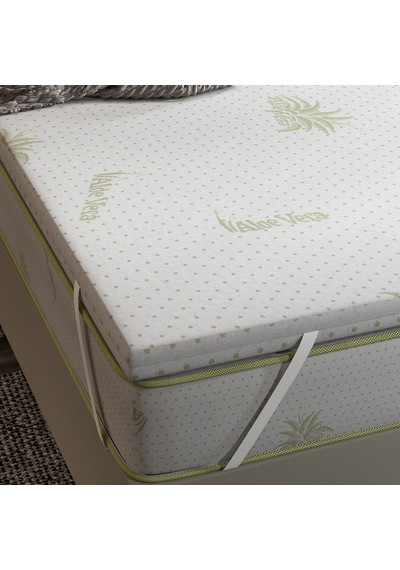 Kuş Tüy Süngerli Ortopedik Aloevera Yatak Pedi 90 x 190