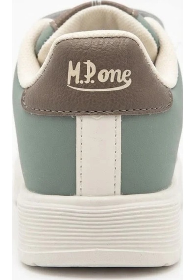 M.p. One 262-3707 Çocuk Bej-kahve-yeşil Cilt Sneaker Ayakkabı