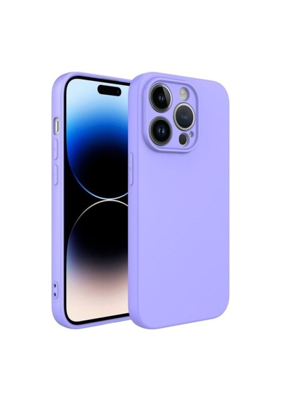 Apple Uyumlu iPhone 14 Pro Max Kılıf Zore Kamera Korumalı Mara Lansman Kapak Lila