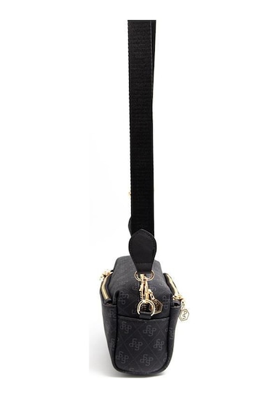 Silver Polo Sp1142 Kadın Çapraz Çanta Monogram Siyah-siyah