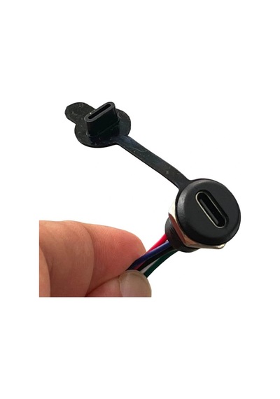 Ic-266t-2 Pano Tip Type-c Şase Dişi Soket 5p Şarj + Data