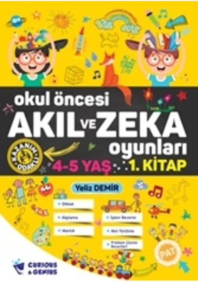 Ilkokul Akıl ve Zeka Oyunları Okul Öncesi 4-5 Yaş Seti 2 Kitap