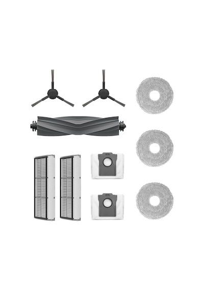 Dreame Robot Süpürge Aksesuar Seti 1 X Ana Fırça + 2 X Yan Fırça + 2 X Toz Torbası + 2 X Toz Kutusu Filtresi + 3 X Paspas Pedleri 6 Adet İçerir L40 Ultra Ae / L40 Ultra Ce / D20 Ultra / L10s Pro Ultra / L10s Ultra Gen2 İçin