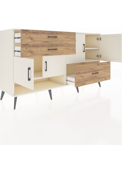 Hyperion Konsol 3 Raflı 3 Çekmeceli 4 Kapaklı 176x44x99 Aytaşı-ay Aytaşı-aytaşı/çam Hyperion Konsol 3 Raflı 3 Çekmeceli 4 Kapaklı 176x44x99 Aytaşı-ay Aytaşı-aytaşı/çam