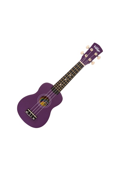 Vintage Laka Rainbow Soprano Ukulele - Violet