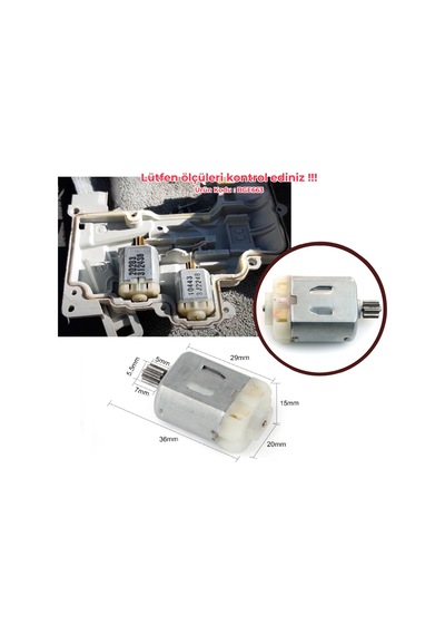 Kapı Kilit Küçük Motor Dişli Audi Vw Skoda Porsche İçin